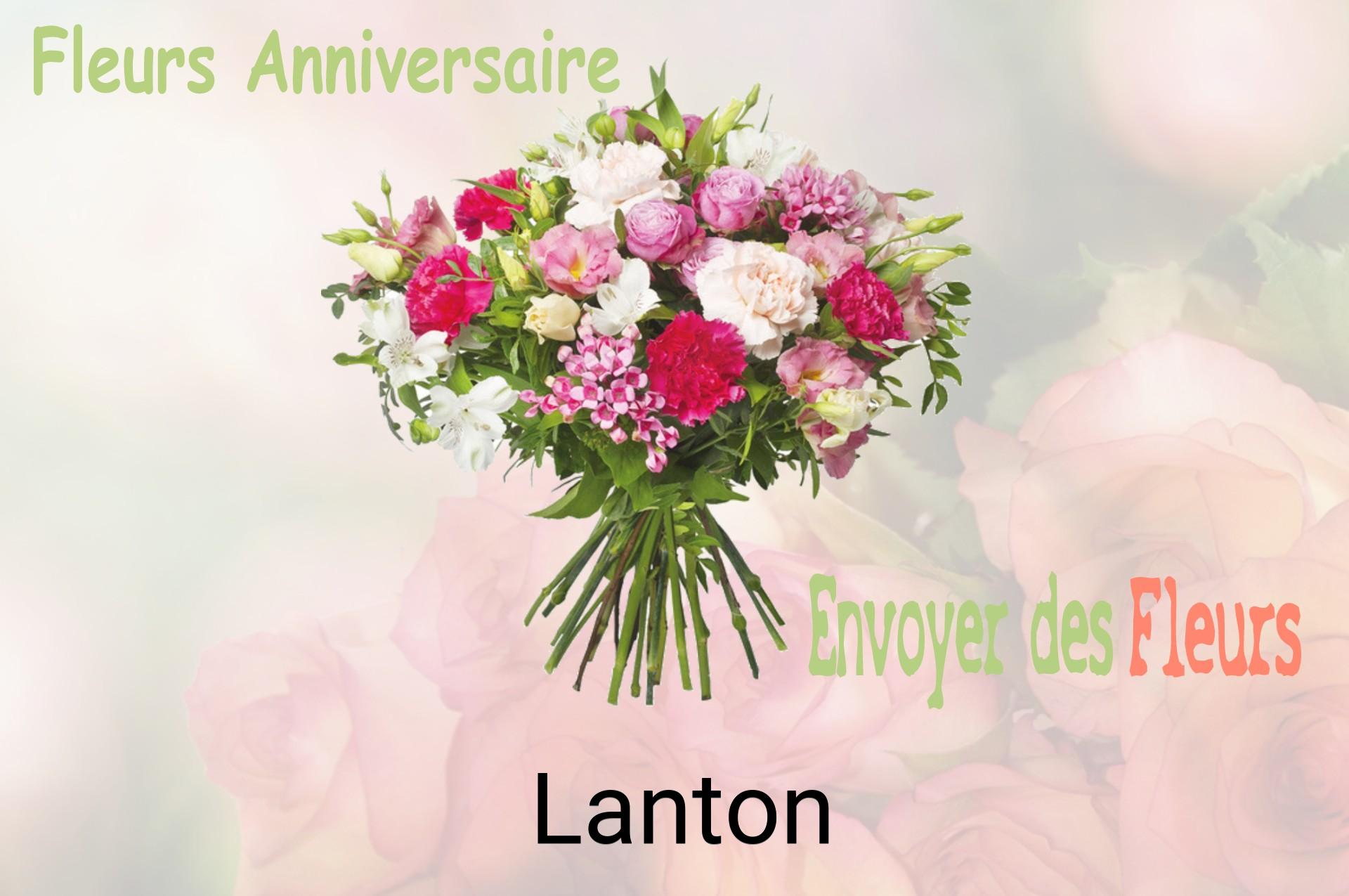 Bouquet de fleurs d’anniversaire livré à Lanton